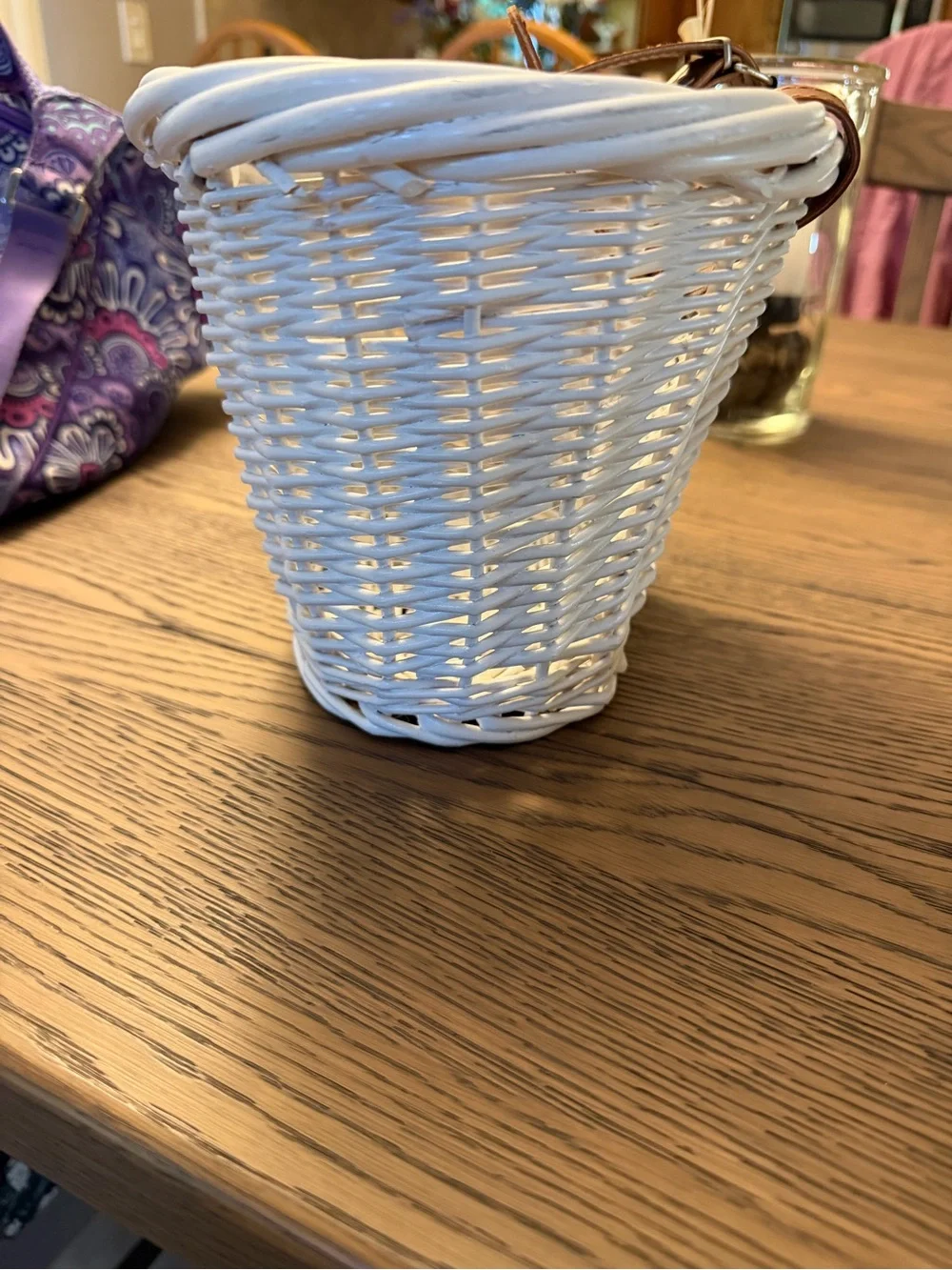 small Bike wicker basket